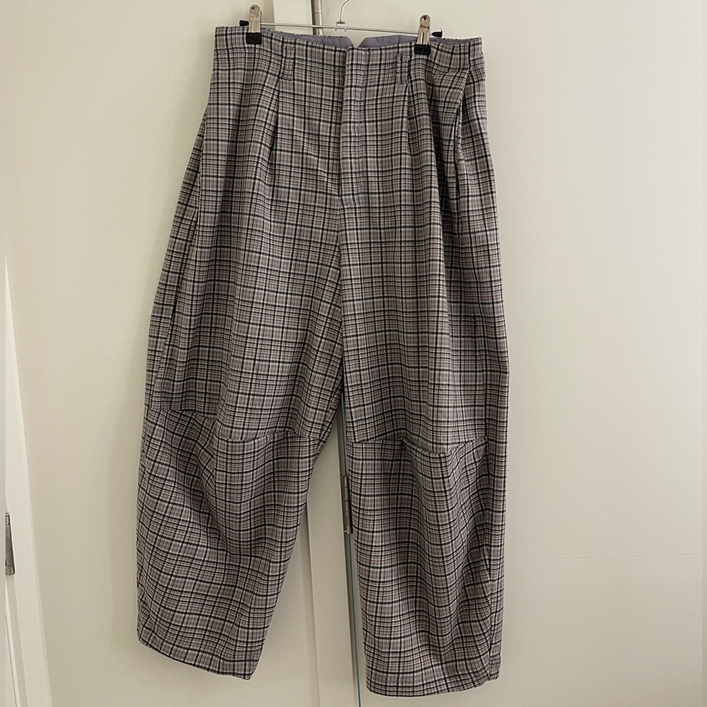Free People Turning Point Print Trousers